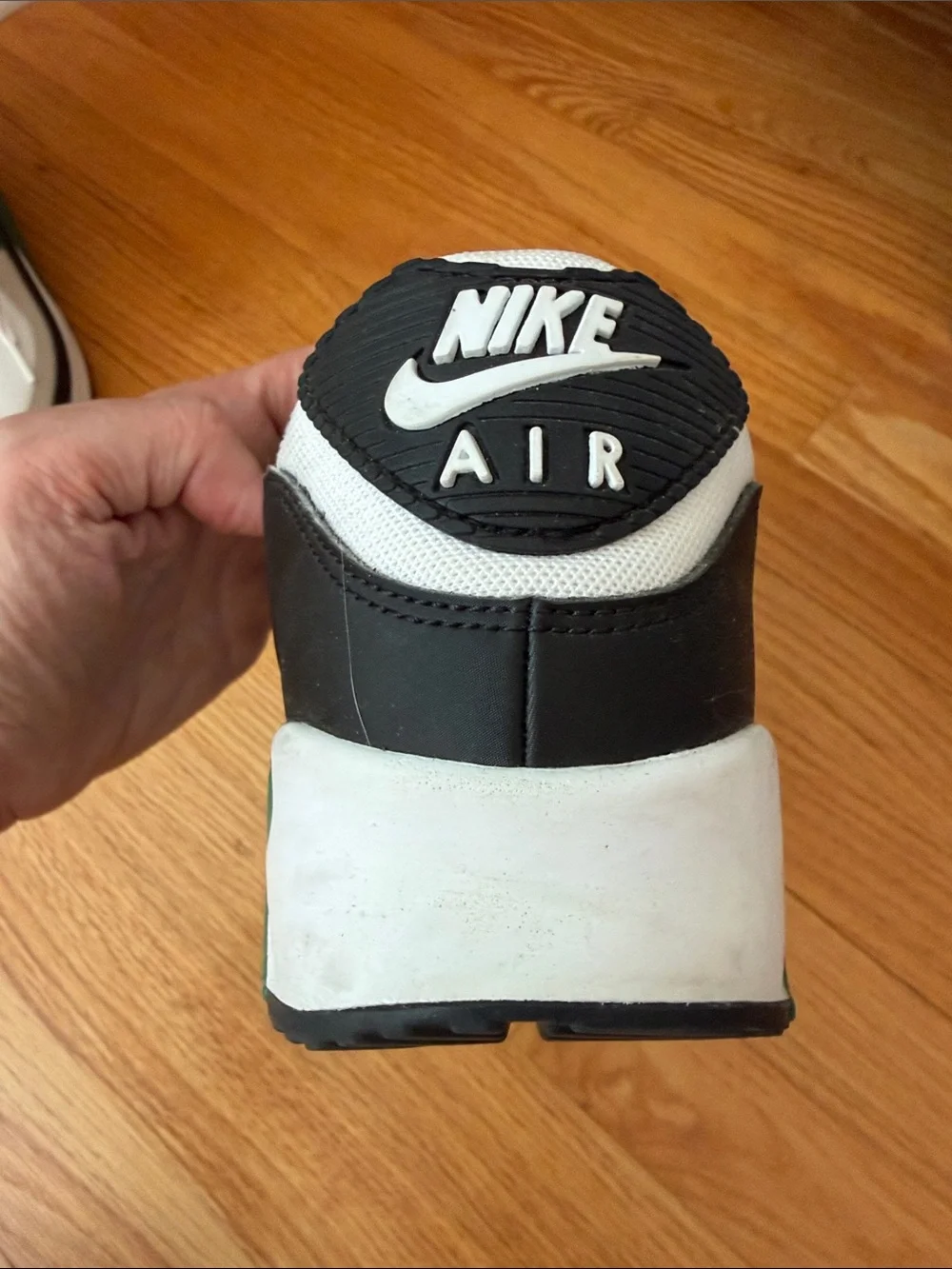 Nike Air Max 90 White Malachite Black Green FB9658-102 - Picture 4 of 9